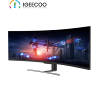 49" inch QLED Gaming Monitor 4K 144HZ Curved Screen wide monitor from IGEECOO