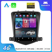 2Din For Chevrolet Cruze 2008-2012 Android 14 Car Stereo Radio Multimedia Video Player Navigation GPS Head Unit wireless Carplay