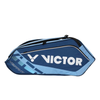 VICTOR 6支裝羽拍包-拍包袋 羽毛球 裝備袋 勝利 後背包 BR5215FM 深湖藍水藍