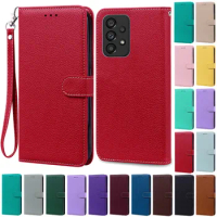 A73 Case For Samsung Galaxy A73 Case Shockproof Leather Wallet Flip Case For Samsung A73 A 73 5G A736B Case Soft Silicone Cover