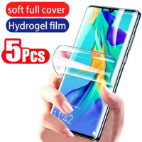 5Pcs Hydrogel Film For Honor 90 80 70 X50 X40 X9A Screen Protector for Honor Magic 5 Lite 4 3 Pro Plus Protective Film