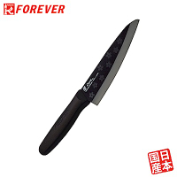 FOREVER日本製造鋒愛華櫻花限定款陶瓷刀16CM(黑刃黑柄)