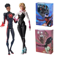 SH Figuarts Spider-man Miles Morales Gwen Stacy Action Figure Spider-man Across The Spider-verse Figures Spiderman Toys