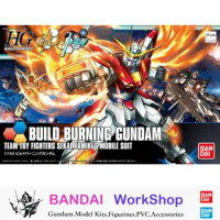 Bandai Original HGBF 1/144 Build Burning Gundam Action Figure Assembly Model Kit Collectible Gifts