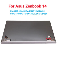 For Asus Zenbook 14 UM431D UM431DA UX431FA UX431 UX431F UX431DA With LCD Back Cove