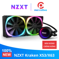 NZXT Tản Nhiệt Nước Kraken X53/X63 - 240mm/280mm Gương Vô Cực RGB LED Xoay 360 Độ, Bảo Hành 6 Năm, H