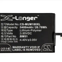 Cameron Sino 5400mAh battery for XIAOMI M1804E4A M1804E4C M1804E4T Mi Max 3 Mi Max 3 Dual SIM TD-LTE BM51