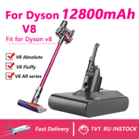 for dyson v8 battery 9800mAh v8 dyson battery 12800mAh 다이슨 배터리 V8 Fluffy Li-ion SV10 Vacuum Cleaner Rechargeable BATTERY L70