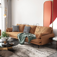 【KENS】沙發 沙發椅 北歐輕奢真皮沙發雙人三人位小戶型客廳設計師款頭層牛皮沙發網紅