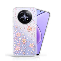 【Meteor】realme 13 5G/12 5G 奧地利彩鑽空壓防摔手機殼(櫻花)
