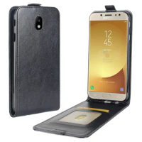 Brand gligle up and down open protective case cover for Samsung J7 2017 / J7 Pro (eurasian version) case PU leather case shell