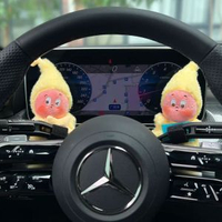 星星人車載懷擋裝飾檔把擺件感可愛雨刮器裝飾公仔轉向燈玩偶