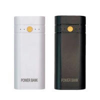 2x18650 Battery DIY Power Bank Case Portable Plastics Shell Box Mobile Power Bank Case Free Welding Power Bank Shell