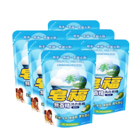 【皂福】無香精天然洗衣精補充包2000g*6包(純植物油)