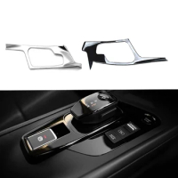 ABS Chrome For Nissan Note E13 2021 2022 right hand drive position Gear Shift Panel Cover Frame Sticker Car Interior Accessories