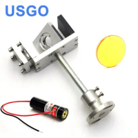 USGO Whole Set 20mm Co2 Laser Beam Combiner with Mount Laser Pointer For Laser Engraving Cutting Machine