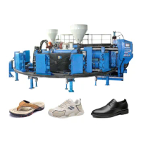 YUGONG Plastic Women Crystal Shoes PVC Jelly Shoe Flat Sandals Directly Injection Machine