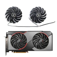 2 FAN Brand new 95MM 4PIN RX5700XT GPU fan for MSI Radeon RX5600 5700 5700XT 8GB GAMING X graphics card replacement fan