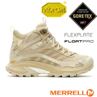 【MERRELL】女 MOAB SPEED 2 MID GORE-TEX 多功能防水透氣中筒登山健行鞋.登山鞋(ML037830 卡其)