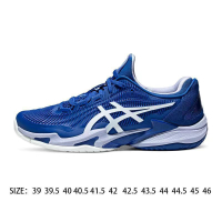 New COURT FF 3 Tennis Shoes Mesh Men Shoes Stable plaid Breathable Sports Shoes All-round Badminton