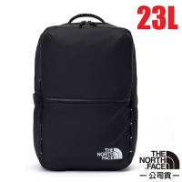 【The North Face】大容量多夾層休閒後背包23L.日用雙肩背包_8AMK-KY4 黑色