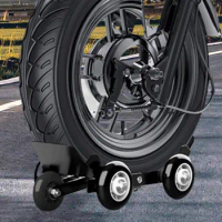 Motorcycle Moving Trailer Moving Carrier Motorbike Vehicle Trailer for Auto Tractor Motorbike Electric Bike Tire Damage premium