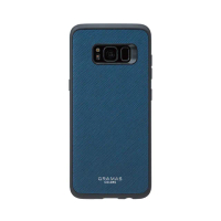 【Gramas】Samsung Galaxy S8+ 6.2吋 EU 簡約TPU手機殼(藍)