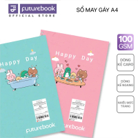 Sổ May Gáy A4 FUTUREBOOK  200/140/ 120 Trang Dòng kẻ Caro / Kẻ Ngang 100GSM / 80GSM
