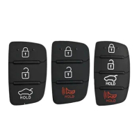 50pcs Remote Car Key Shell Fob Rubber Pad For Hyundai I10 I20 I30 IX35 For Kia K2 K5 Rio Sportage Ceed Key Case Accessories