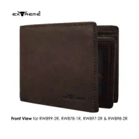 Extreme Mens Energy Wallet / Leather Bi-Fold Wallet with RFID (RW897R-RW898R-RW878R-RW877R)