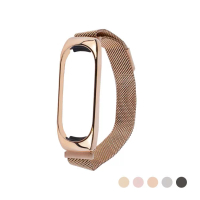 小米手環4/3共用 品質磁吸金屬錶帶