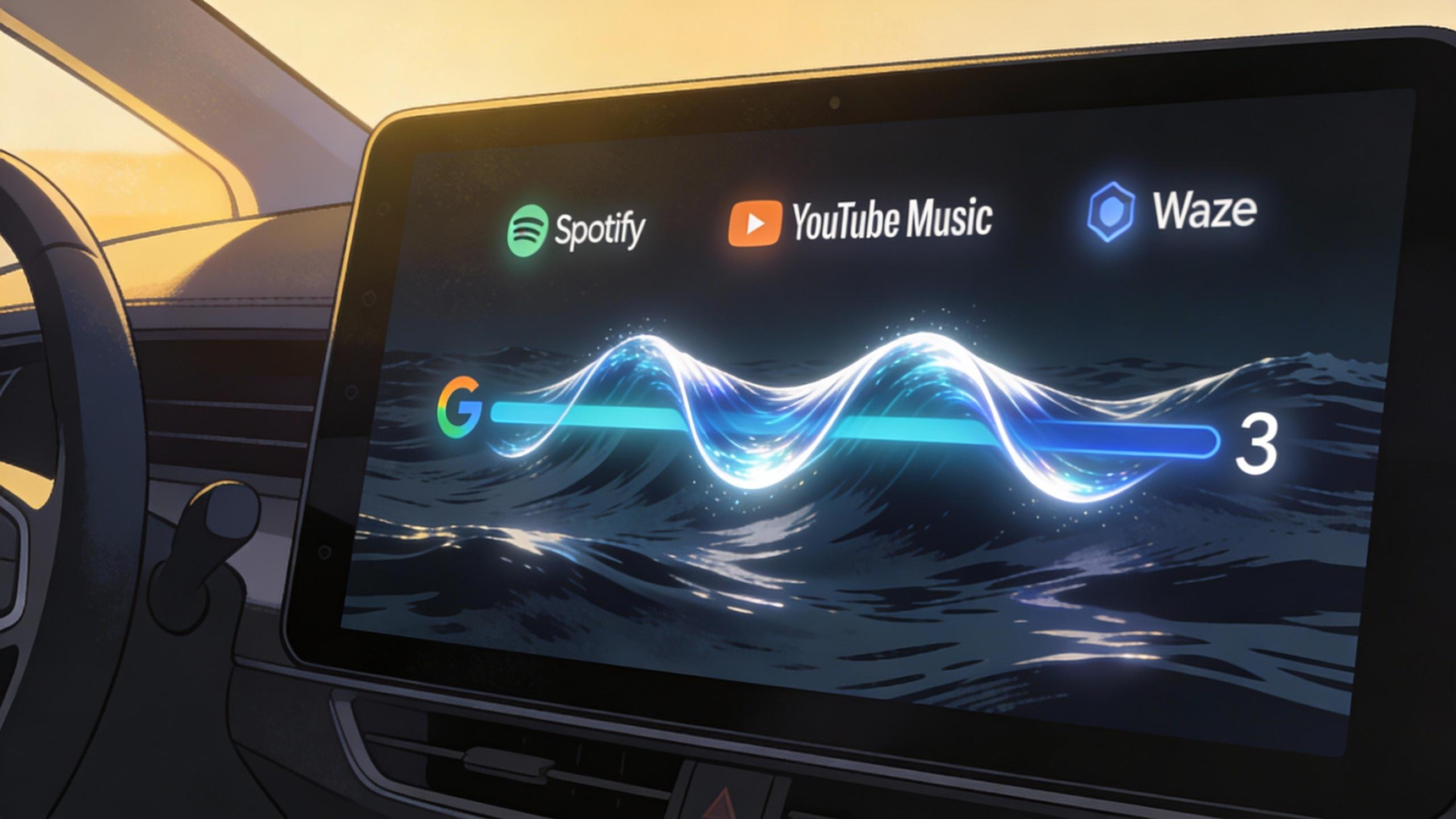 Android Auto 音樂播放器在最新更新中獲得波浪狀、富有表現力的進度條 — BigGo 財經