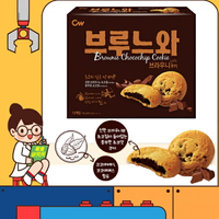 【零食研究所】韓國 CW 布朗尼巧克力餅乾 12入/盒 布朗尼 巧克力餅乾 布朗尼餅乾 可可餅乾 布朗尼曲奇餅 布朗尼餅