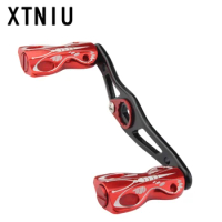 XTNIU Length 99mm 8*5mm Hole Fishing Reel Handle Aluminum Alloy Handle Fishing Tackle For Spinning Reel