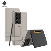 CASE SHOP Samsung S25/S25+/S25 Ultra 支架站立側掀皮套-鈦灰