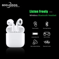 GOOJODOQ Mini Pro 5.0 Bluetooth headphones Wireless headphones with microphone touch control for all smartphones
