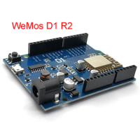 ESP-12E WeMos D1 UNO R3 CH340 CH340G WiFi Development Board Based ESP8266 Shield Smart Electronic PCB for Arduino Compatible IDE