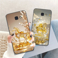 Ốp lưng dành cho Samsung A3 2017 / A5 2017 / A7 2017 in hình ngựa vàng Clover case