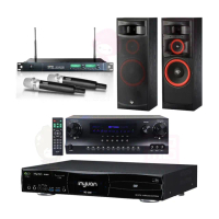 【音圓】S-2001 N2-350+DW-1+ACT-869+XLS-12(伴唱機 大容量4TB硬碟+擴大機+無線麥克風+喇叭)