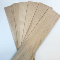 5pcs/lot Length:500x100mm Thickness:3mm Natural Maple Thin Wood Chips DIY Wood Sheets Material