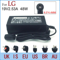 Original AC Adapter 19V 2.53A 48W Power Supply for LG LED LCD 29MT45D 29MT45V 29MT40D 29MT44D Charger Cord