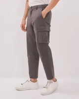 AMK Celana Pria Cargo Panjang PT Harvey Lp Grey 29