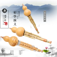 牧童楠竹葫蘆絲樂器初學考級練習C調降B調專業演奏型九孔葫蘆絲
