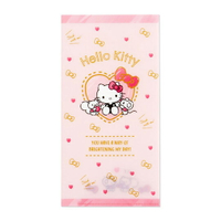 小禮堂 Hello Kitty 日製 雙開式票據夾 雙開式文件夾 卡片夾 收納夾 (粉 愛心)