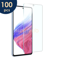100 Pcs Tempered Glass Film Clear Screen Protector For Samsung Galaxy A01 Core A11 A21 A21s A31 A41 A51 A71 4G 5G