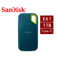 SanDisk E61 1TB 2.5吋行動固態硬碟 (夜幕綠) Type-C