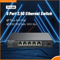 TP-link 10gbe switch 10gb switch 10gb network 10g switch 10gbps switch ethernet 10 gigabit tl-st1005 lan all 5*10000mbp RJ45