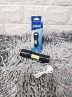 Senter Mini Swat LED T6 Cas Flashlight Mini Police Zoom U3 Hitam Lampu