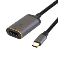 Cablecc Display 8K 60HZ UHD 4K HDTV Male Monitor Type-C Source USB4 USB-C to Female HDTV 2.0 Cable