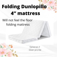 Single 4\ Thick Comfortable Foldable Dunlopillo Generation Z Mattress/Single Foldable Mattress Thick